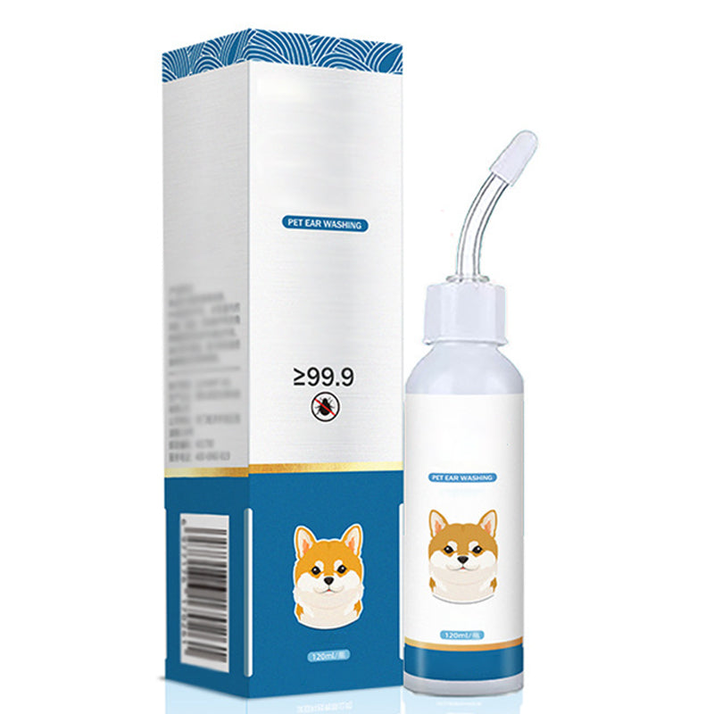Solution nettoyante douce pour les oreilles des animaux de compagnie