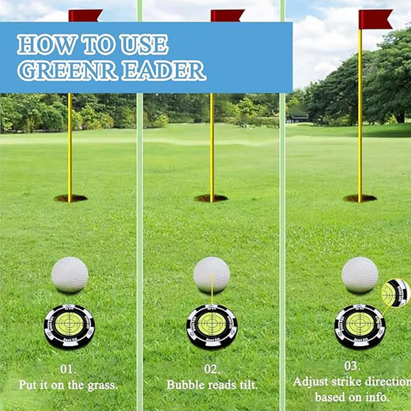 Niveau de lecture de green et marque-balle Precision Golf