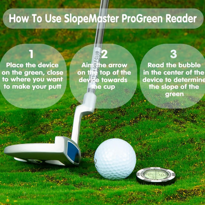 Niveau de lecture de green et marque-balle Precision Golf