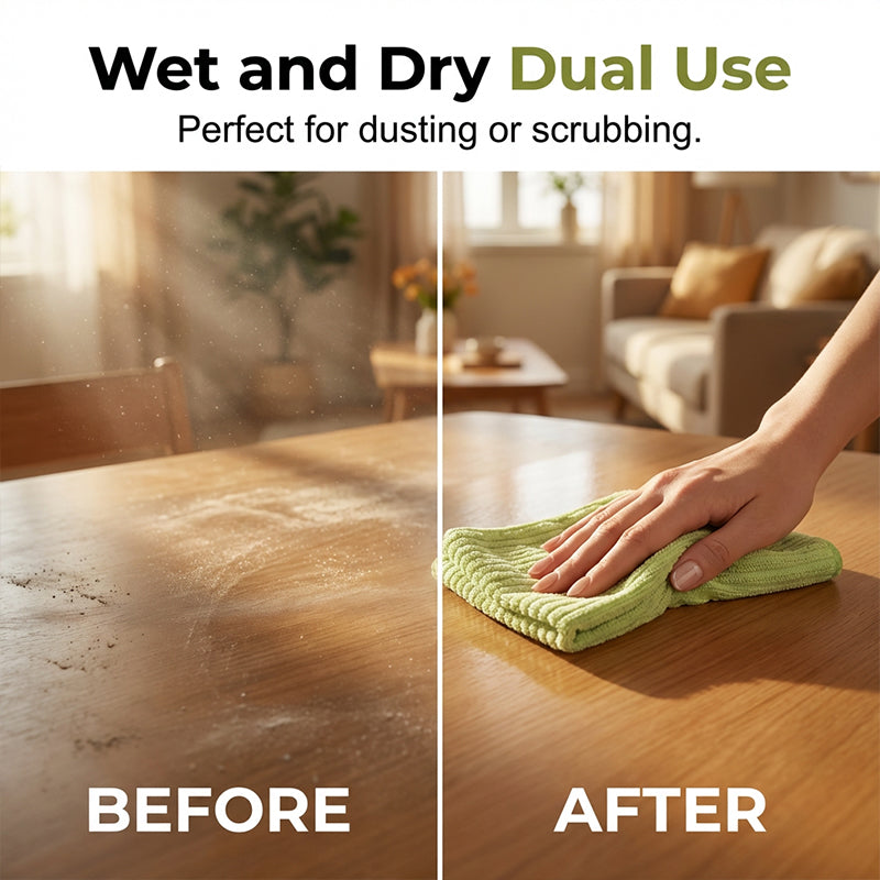 Rouleau de chiffons de nettoyage prédécoupés – Feuilles ultra-absorbantes et non pelucheuses