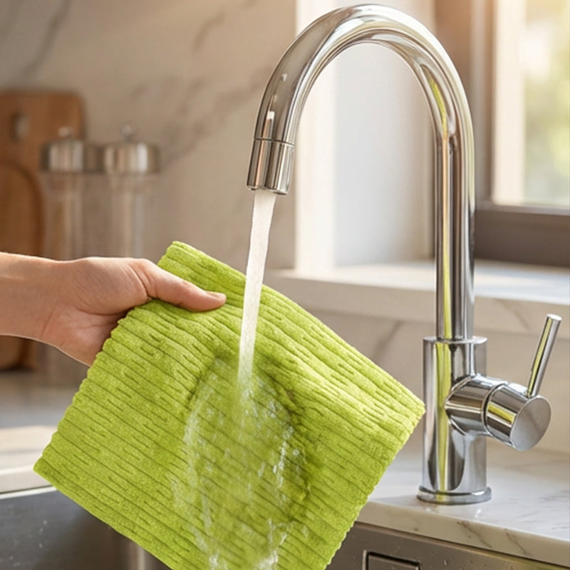 Rouleau de chiffons de nettoyage prédécoupés – Feuilles ultra-absorbantes et non pelucheuses