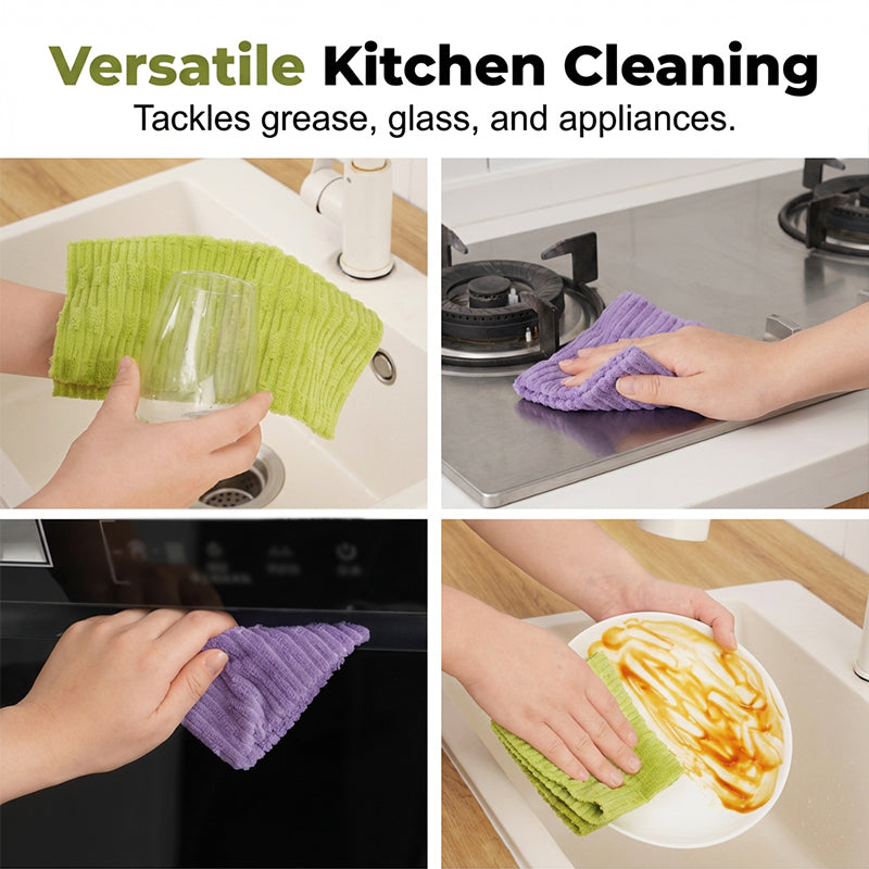 Rouleau de chiffons de nettoyage prédécoupés – Feuilles ultra-absorbantes et non pelucheuses