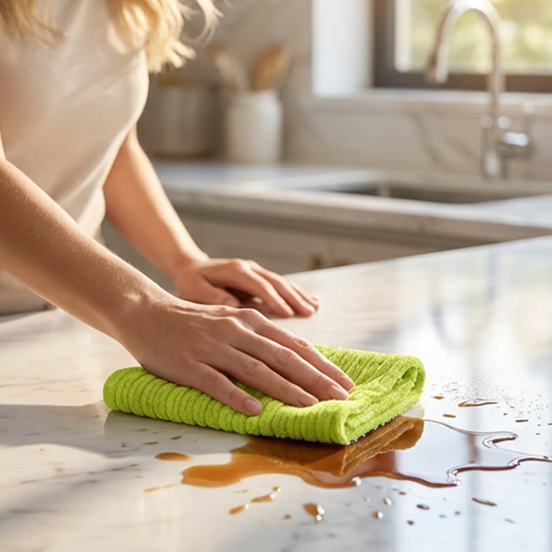 Rouleau de chiffons de nettoyage prédécoupés – Feuilles ultra-absorbantes et non pelucheuses