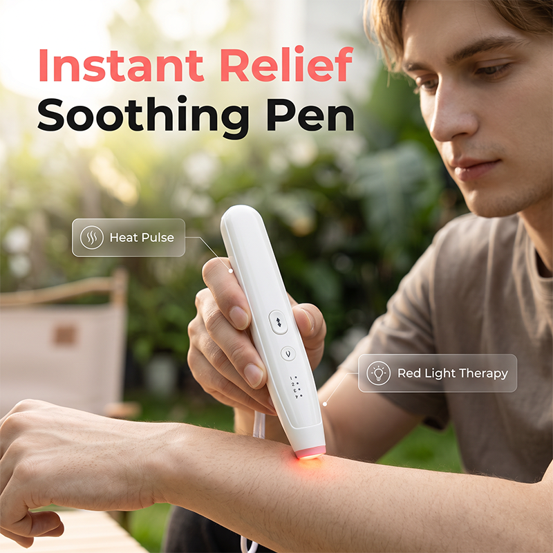 Arrêtez de vous gratter en 10 secondes ! Stylo anti-démangeaisons portable – Impulsion thermique, sans crème, sans dégâts