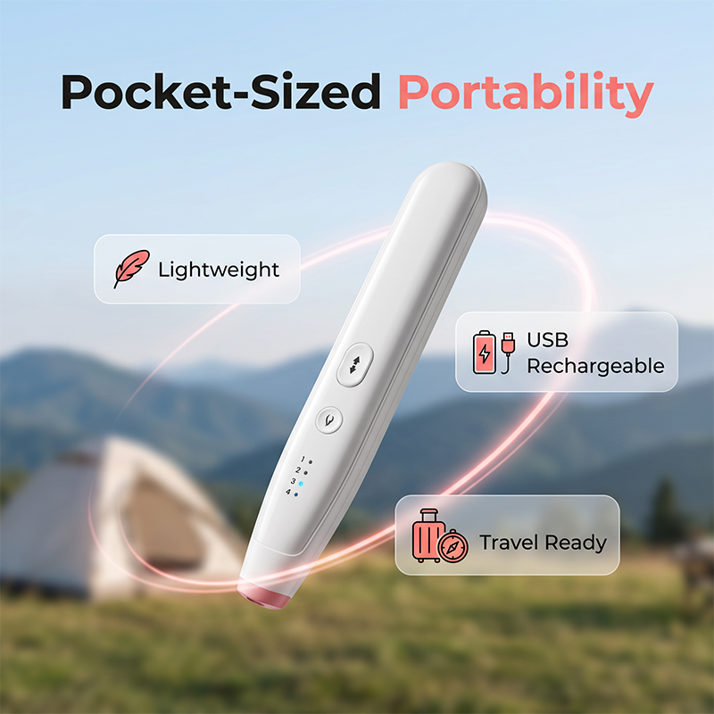 Arrêtez de vous gratter en 10 secondes ! Stylo anti-démangeaisons portable – Impulsion thermique, sans crème, sans dégâts