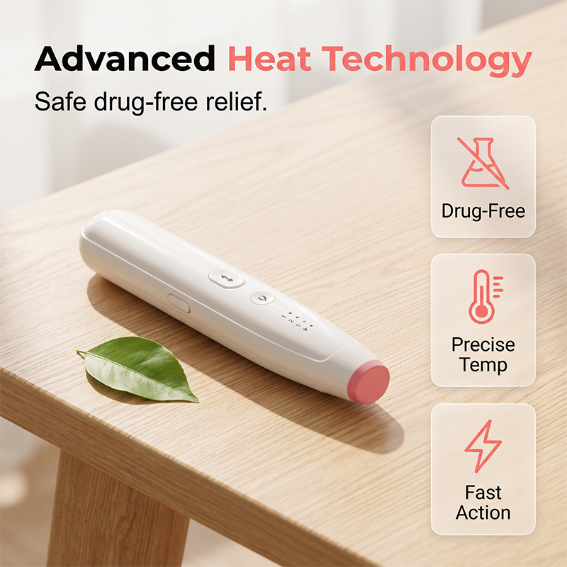 Arrêtez de vous gratter en 10 secondes ! Stylo anti-démangeaisons portable – Impulsion thermique, sans crème, sans dégâts