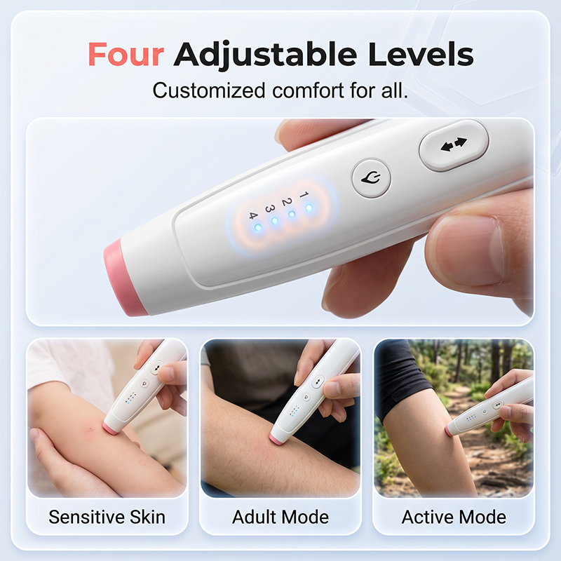 Arrêtez de vous gratter en 10 secondes ! Stylo anti-démangeaisons portable – Impulsion thermique, sans crème, sans dégâts
