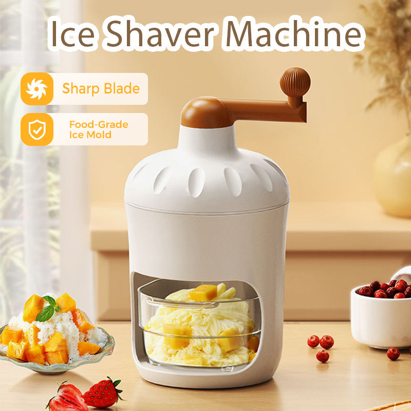 Machine à glace pilée manuelle avec moule à glaçons