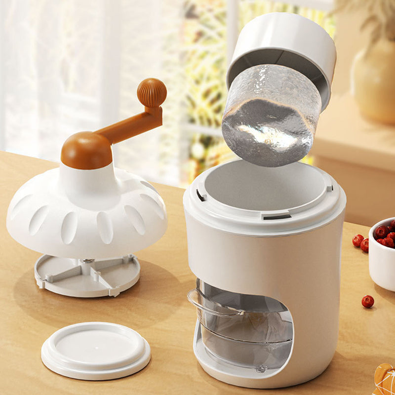 Machine à glace pilée manuelle avec moule à glaçons
