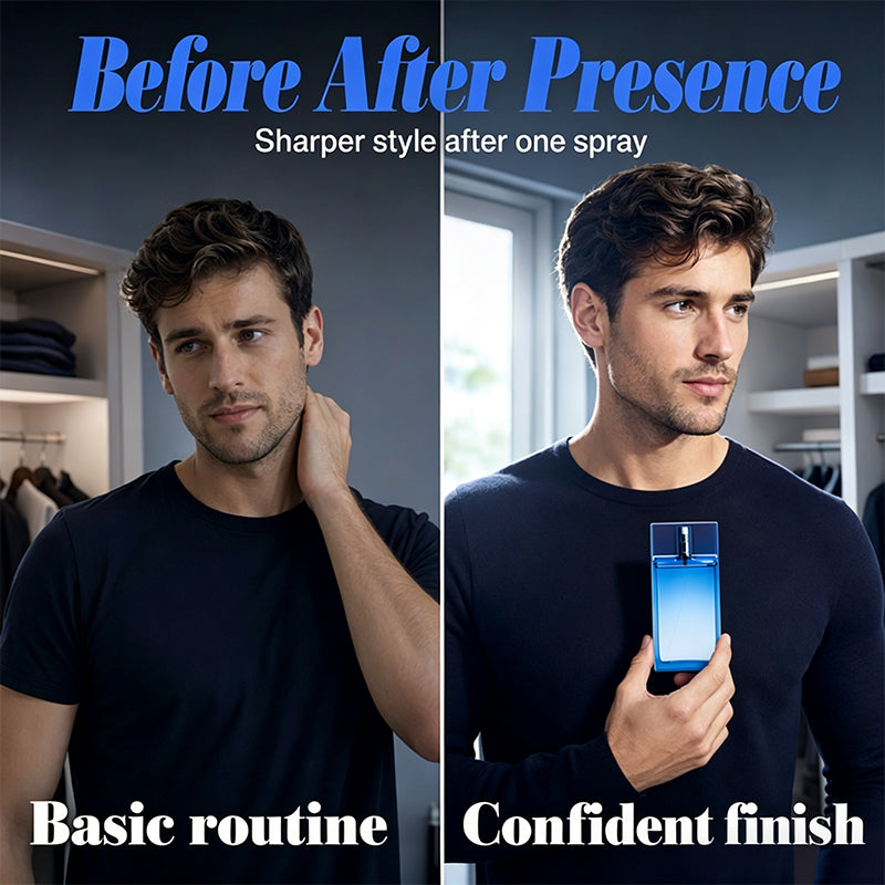 Eau de Parfum pour homme 90 ml | Spray longue durée parfum agrumes frais et aquatique | Parfum de luxe arabe pour lui | Meilleur parfum cadeau pour homme |