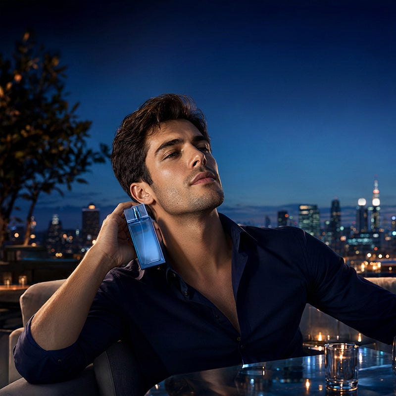 Eau de Parfum pour homme 90 ml | Spray longue durée parfum agrumes frais et aquatique | Parfum de luxe arabe pour lui | Meilleur parfum cadeau pour homme |