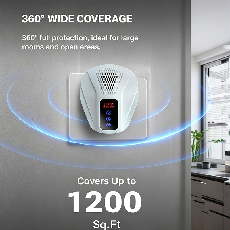 Répulsif de souris silencieux à ultrasons à 360°