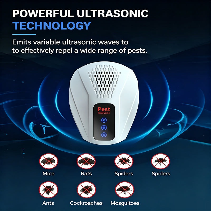 Répulsif de souris silencieux à ultrasons à 360°