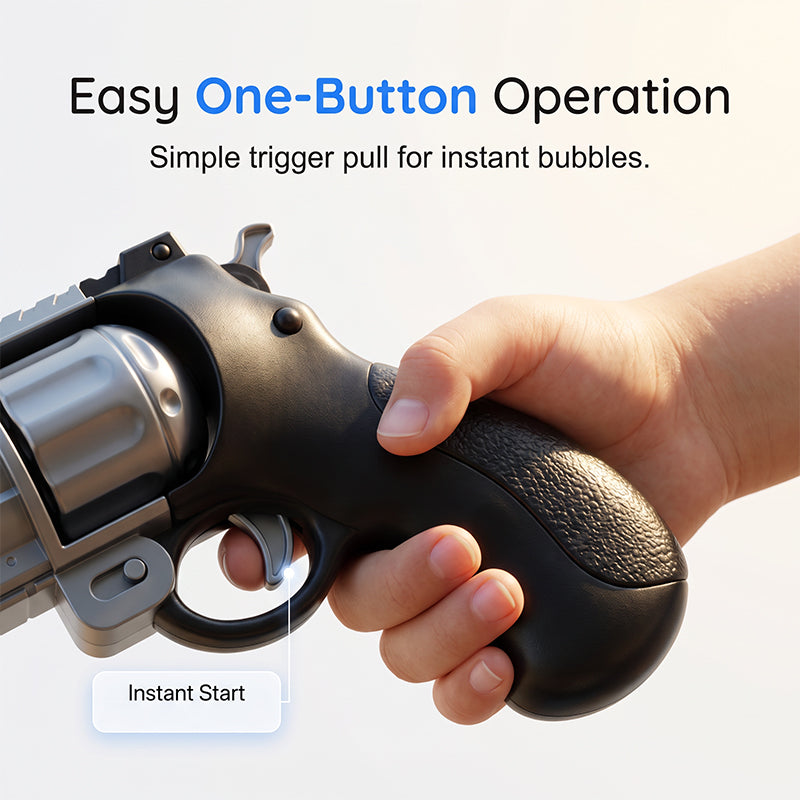 Pistolet à Bulles Électrique d'Extérieur pour Enfants