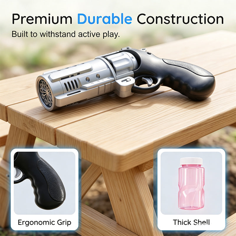 Pistolet à Bulles Électrique d'Extérieur pour Enfants