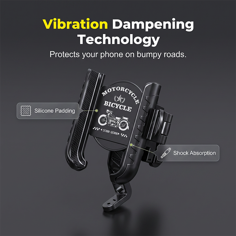 Support de téléphone pour vélo à fixation rapide avec verrouillage sécurisé