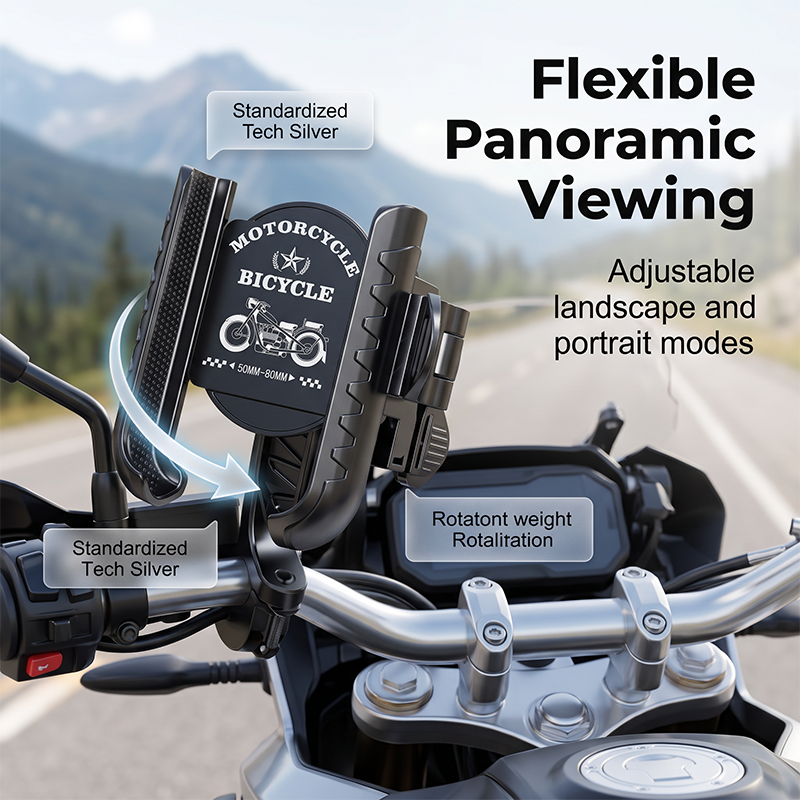 Support de téléphone pour vélo à fixation rapide avec verrouillage sécurisé