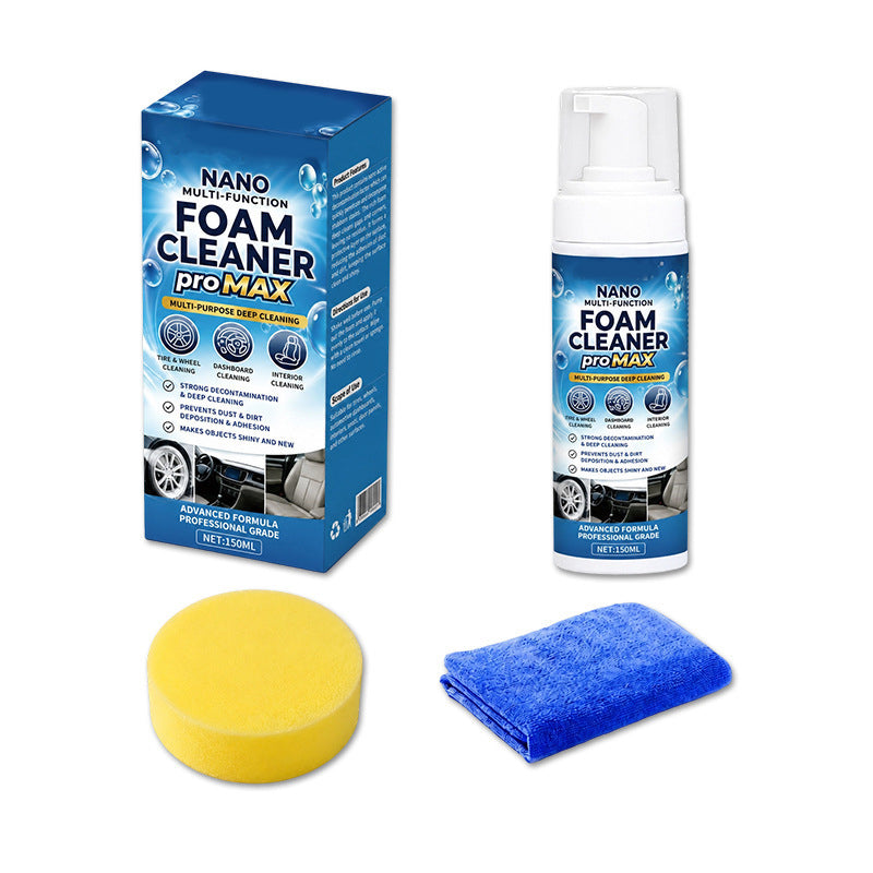 Nettoyant Mousse Multi-Fonctionnel pour Cuir et Vinyle d'Intérieur de Voiture 50ml