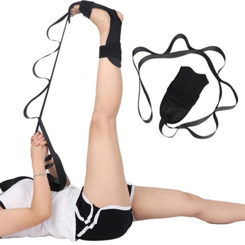 Sangle multifonctionnelle d'étirement pour pieds et jambes - Entraînement