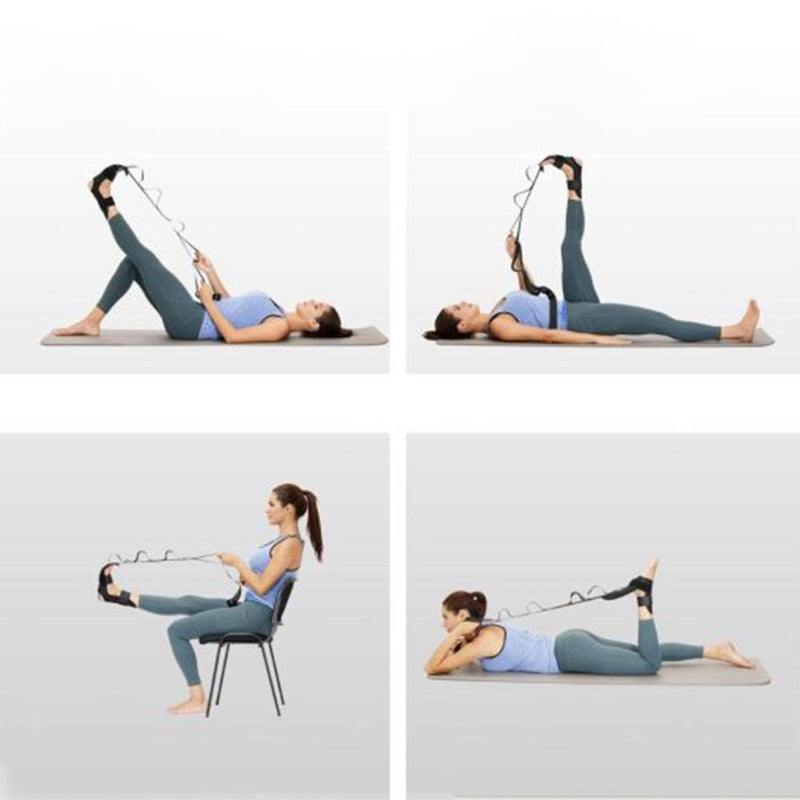 Sangle multifonctionnelle d'étirement pour pieds et jambes - Entraînement