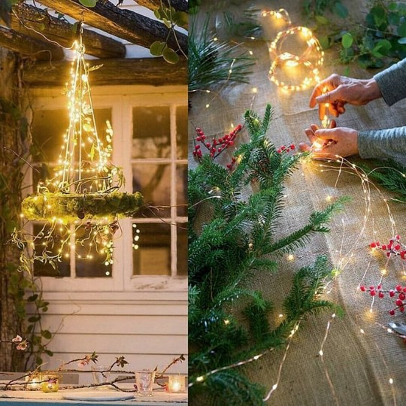 Guirlande lumineuse LED effet lucioles