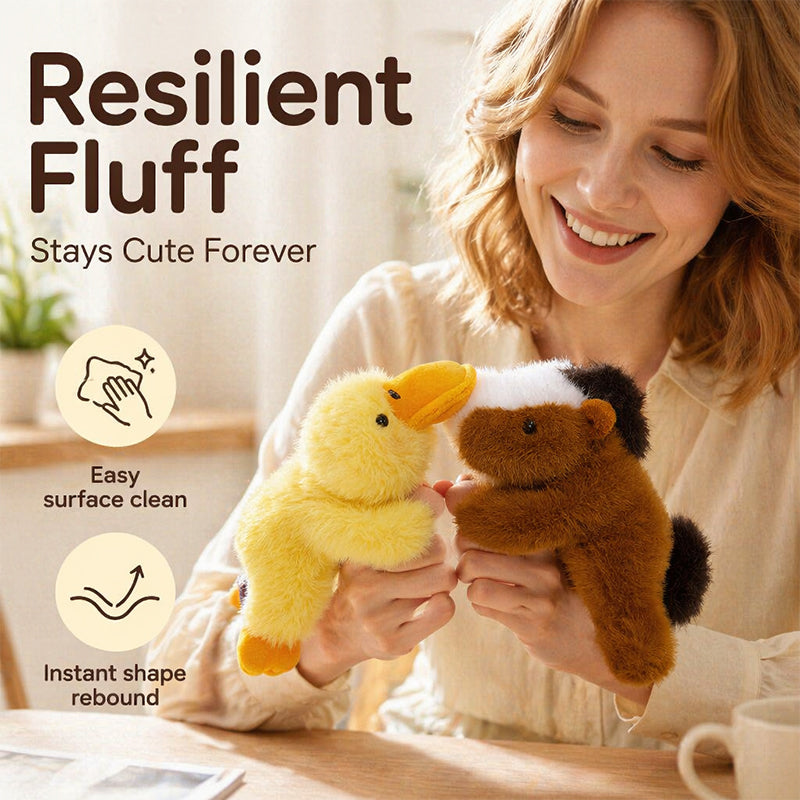 MAINTENANT ! Adorable aimant de réfrigérateur en peluche – Velours de vison premium, aimant caché, parfait pour réfrigérateur, ordinateur portable et sacs