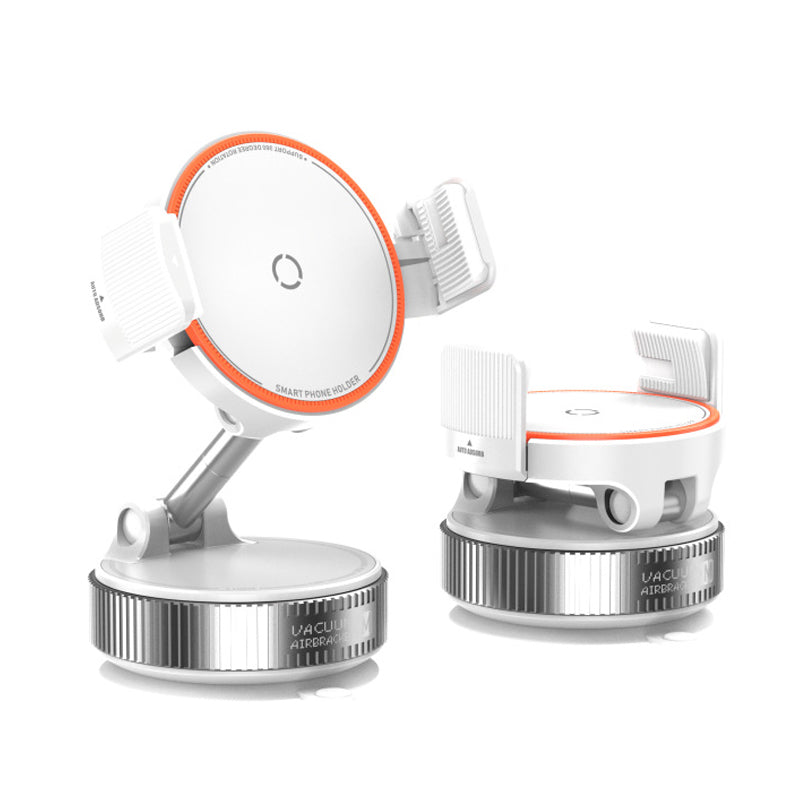 Support de téléphone magnétique universel et réglable pour voiture, base à ventouse Vacuum©, fixation magnétique stable, accessoire d'intérieur automobile