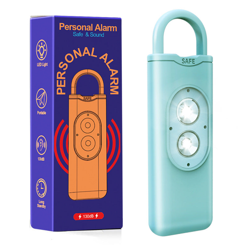 Porte-clés alarme anti-agression haute fréquence avec flash lumineux