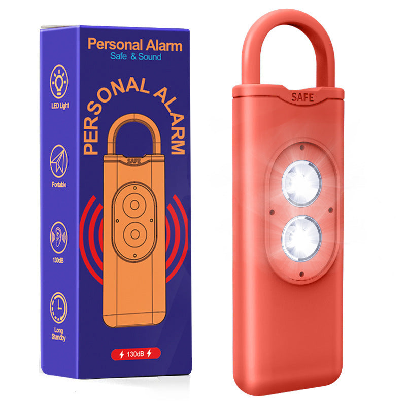 Porte-clés alarme anti-agression haute fréquence avec flash lumineux