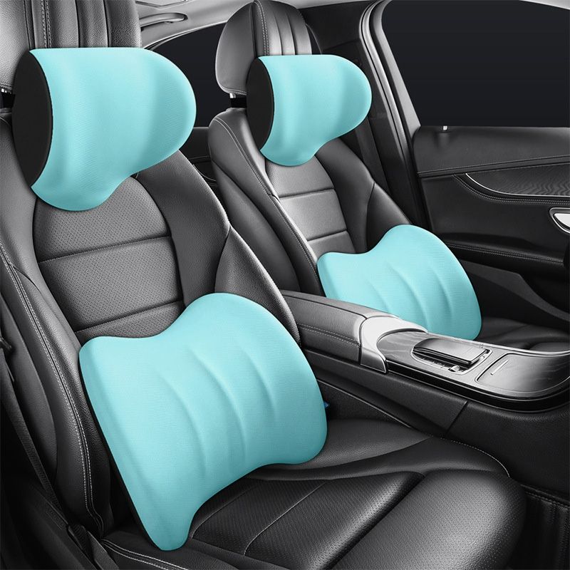 Appuie-tête et coussin lombaire ergonomiques pour siège de voiture