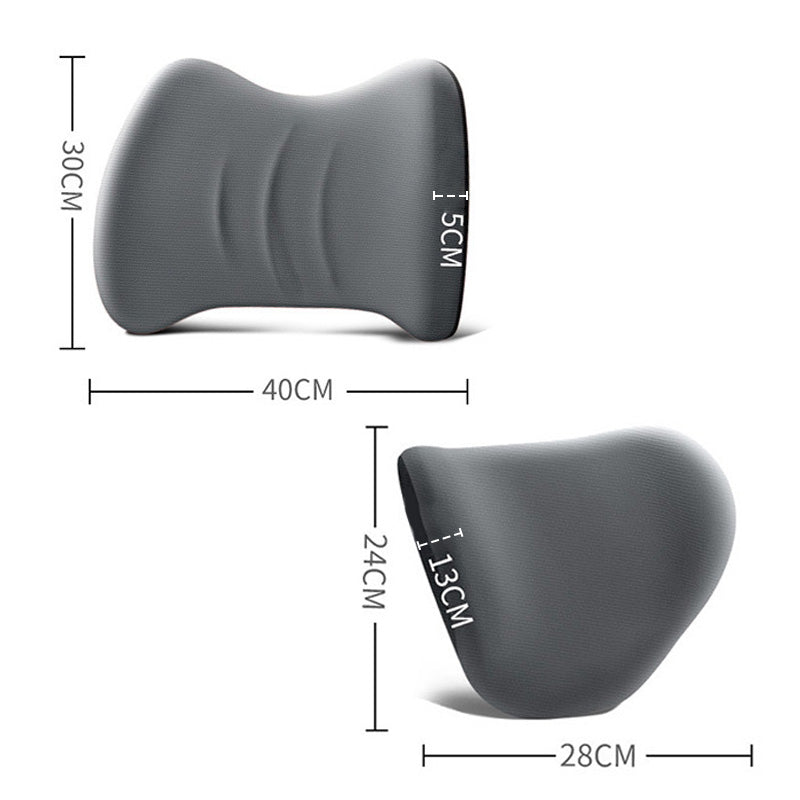 Appuie-tête et coussin lombaire ergonomiques pour siège de voiture