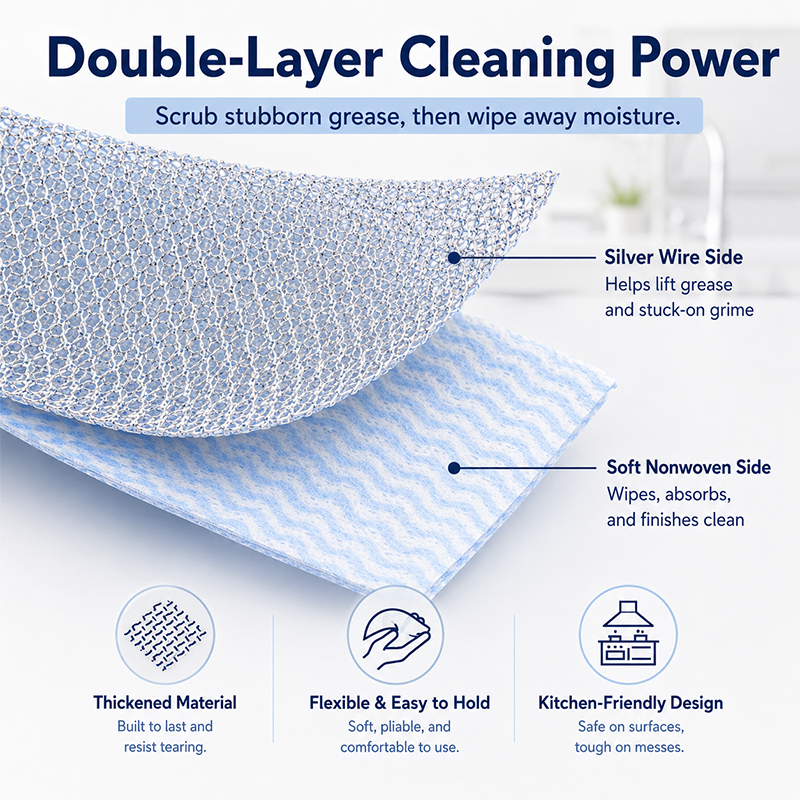 Chiffon de nettoyage en profondeur pour argenterie
