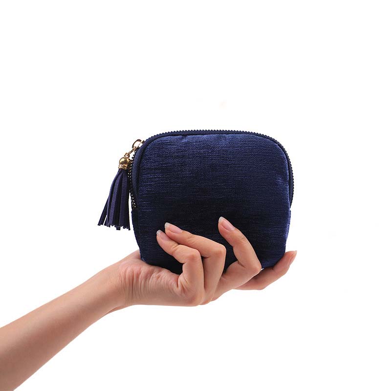 Mini Sac de Voyage à Bijoux avec Fermeture Éclair – Compact, Portable & Idéal pour Bagues, Boucles d'Oreilles & Colliers