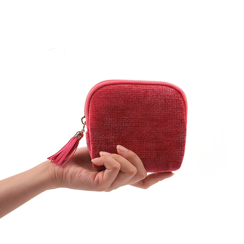 Mini Sac de Voyage à Bijoux avec Fermeture Éclair – Compact, Portable & Idéal pour Bagues, Boucles d'Oreilles & Colliers