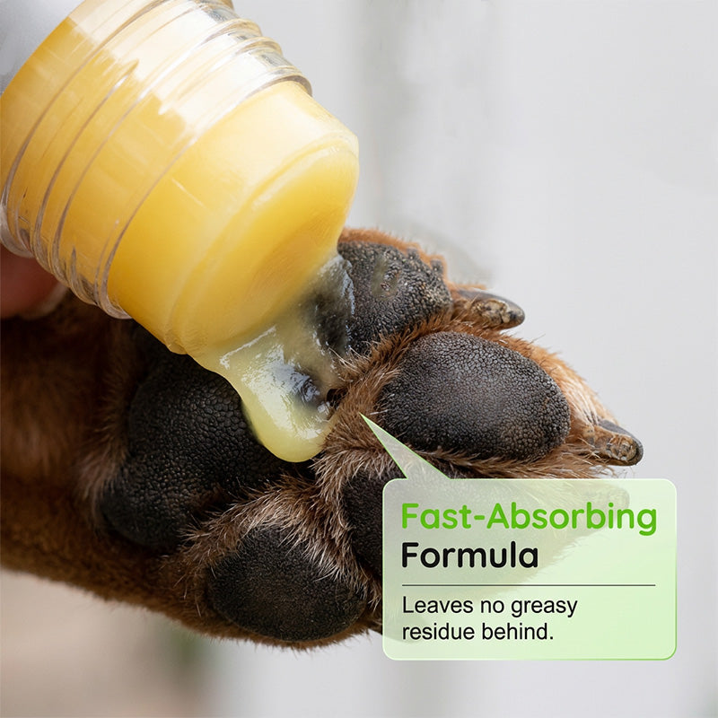 Baume hydratant pour coussinets d'animaux en stick – Coco et cire d'abeille, sans danger en cas de léchage, application facile et sans saleté