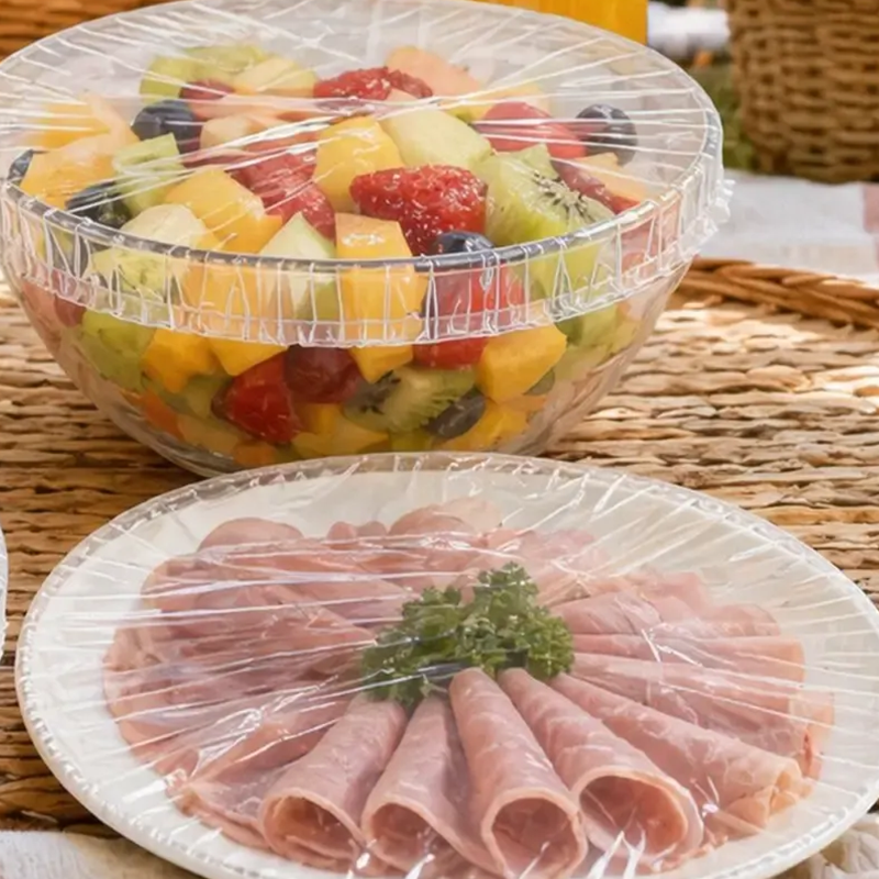 Couvercles extensibles jetables pour bols – Gardez les aliments frais et protégés facilement