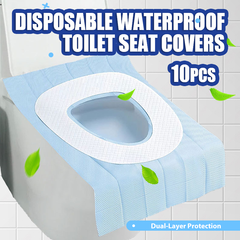 10 housses de siège de toilette jetables étanches