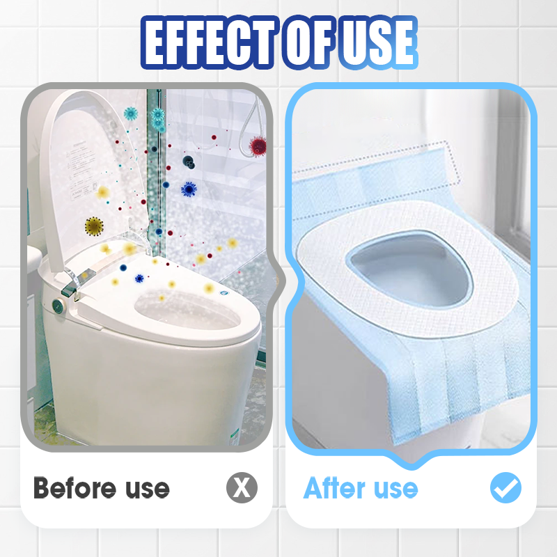 10 housses de siège de toilette jetables étanches
