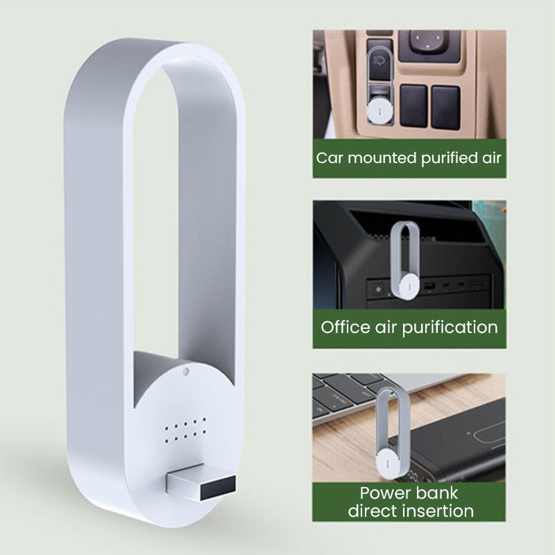 Purificateur d'air portable à ions négatifs USB silencieux