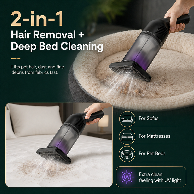 Aspirateur à matelas portatif sans fil
