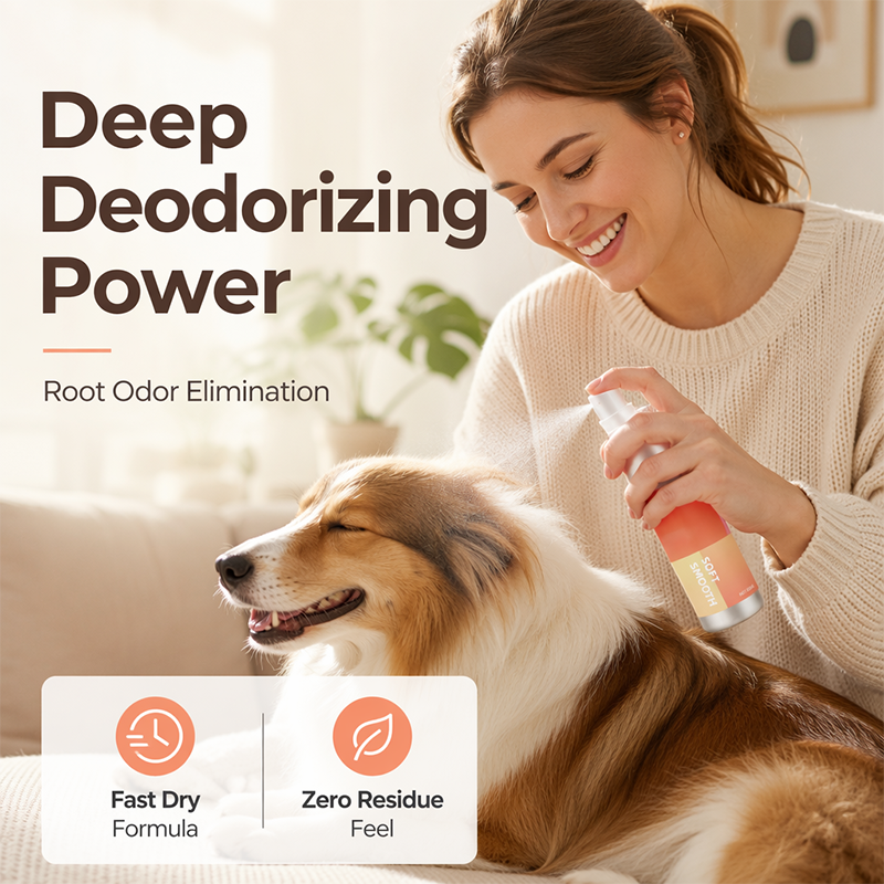 Vaporisateur nettoyant doux pour animaux à l'eau ionisée