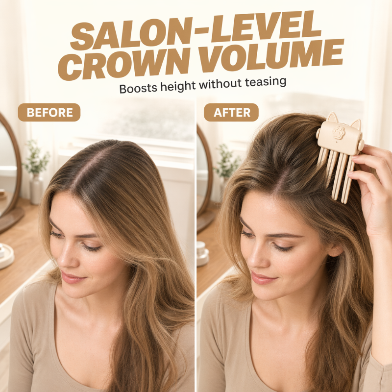 Clip sans fil chauffant volumateur de racines, vendu à plus de 48 000 exemplaires, outil de coiffure portable de voyage pour cheveux plats et fins