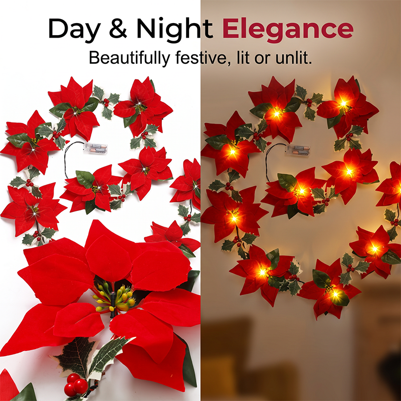 Guirlande lumineuse d'ambiance festive - Ajoutez une lueur chaleureuse de vacances