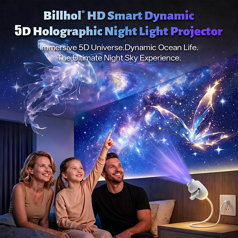 Veilleuse projecteur d'étoiles USB