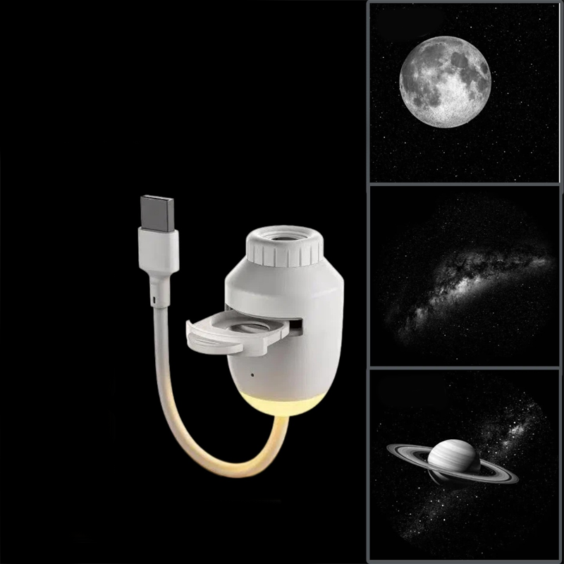 Veilleuse projecteur d'étoiles USB