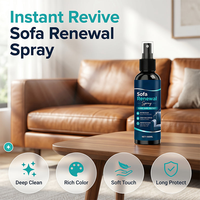 Nettoyant multi-usages pour canapé et spray lustrant pour cuir