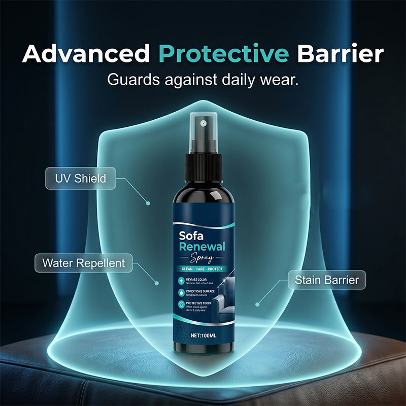 Nettoyant multi-usages pour canapé et spray lustrant pour cuir