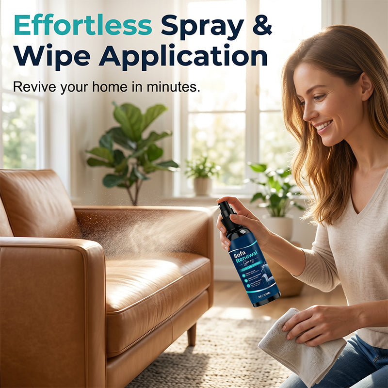 Nettoyant multi-usages pour canapé et spray lustrant pour cuir