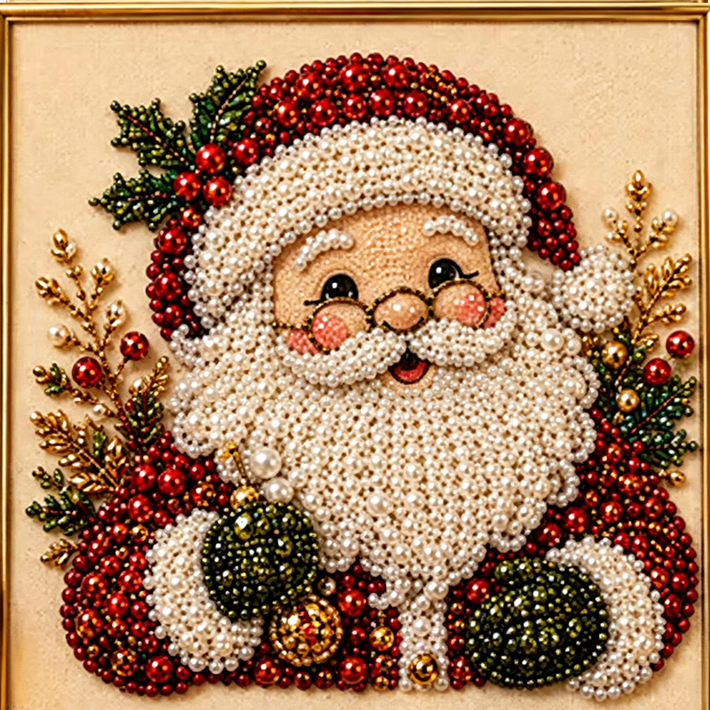Kit de peinture de Noël perles et strass