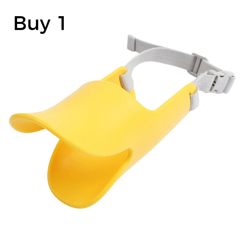 Surprise ! Protégez-vous et vos compagnons à fourrure ! Museau de chien en silicone en forme de bec de canard mignon
